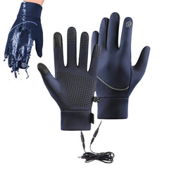 Heated Gloves For Men Man Touchscreen Gloves Warm Thermal Windproof Warmers For Cold Weather Cycling Hunting Driving skiing
