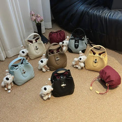 Premium Trendy Designer Diaper Bag Minimalist Crossbody Handbag For Women Chic Leather Tote Shoulder Bag