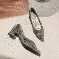 Women's Ballet Flats 2026 New Rhinestones Flat Casual Loafers Female Plus Size 43 Slip on Boat Shoes Chaussure Femme