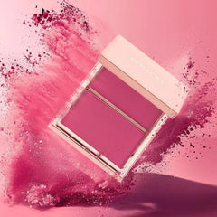 Natural Matte Contour Blush Highly Pigmented Long Lasting Dual Color Palette For A Sculpted Face And Natural Beauty Makeup Look