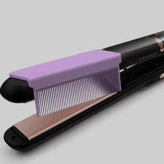 Hair Slit Comb Clip On Hair Flat Iron Comb Lightweight Professional Straight Hair Comb Styling Hair Care Tool Salon Styling Comb