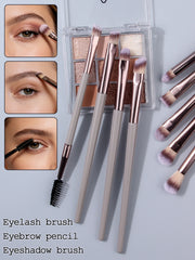 34PCS makeup tools, including a makeup brush set, a beauty egg,a powder puff set,a hair tie and wrist strap,and a cleansing puff