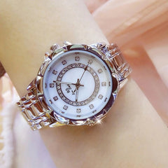 Women's Quartz Watch, Round Dial, Alloy Body, Elegant Design, Suitable for Parties and Daily Wear