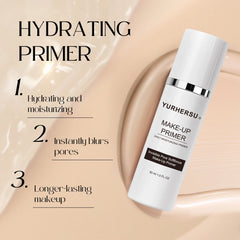 Soothing makeup primer moisturizes hydrates brightens skin tone leaving a natural radiant complexion. Gentle and non-greasy