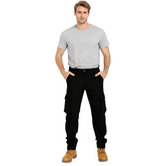 Men's Cargo Pants Casual Cotton Joggers Tactical Work Trousers Multiple Pockets Outdoor Sports Hip Hop Streetwear Men Fashion
