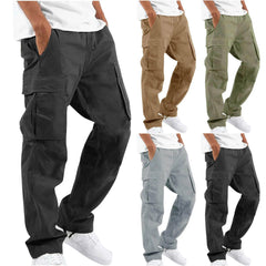 Men's Cargo Joggers 2025 New Baggy Casual Pants - Stylish Loose Fit Sport Trousers with Drawstring Cuff for Daily Wear