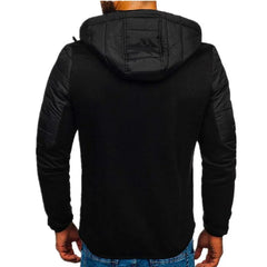 New Men Hoodies Casual Hoodies for Men with Zip Pockets Full Zip Long Sleeve Sweatshirt Sports Hooded Jacket