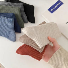 Mens Casual Cotton Socks Breathable Long Business Socks