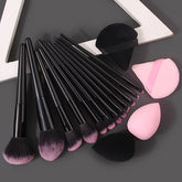 12Pcs Soft Makeup Brushes Set for Cosmetic Beauty Foundation Blush Powder Eyeshadow Concealer Blending Make Up Brush