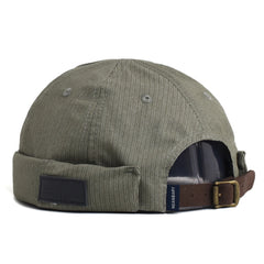 Men Women Dome Melon Skullies Beanie Cap Fashion Vintage Brimless Landlord Hat Streetwear Hip Hop Docker Caps Unisex Skullcaps