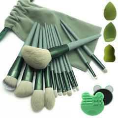13pcs Makeup Brush Brushes Set Cosmetic Makeup Sponge Makeup Brush Cleaning Box Beauty Tool Eyeshadow Blush Professional Brushes
