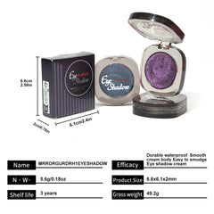 Single Color Eyeshadow Natural Big Eyes Colorful Shiny Highlight Waterproof Women Makeup Beauty Tools