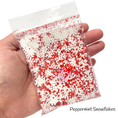 4Colors 50G Christmas Glitter Nail Sequins Snowflake Christmas Tree Starlight Red Green Glitters Nail Flakes Xmas Nail Supplies