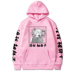 Himiko Toga Men Fashion Hoodies Hooded Sweatshirts Fashion Hip Hop Casual Pullovers Autumn Boys Girls Black Streetwear Hoodie