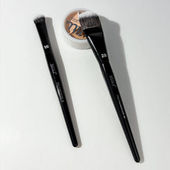 Pro Black Makeup Brushes Synthetic hair Powder Eye Shadow Smudge Highlight Foundation Airbrush Diffuser Make Up Brush