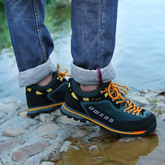 Men's Boots Hiking Boot for Men Waterproof Climbing Shoes Anti-collision Outdoor Casual Lace-up Sneakers Snow Boots