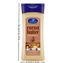 Cocoa Butter Body Oil Cocoa Butter Glow Body Oil Body Oil Skin Care Essential Oil,Suitable for all skin types,VITALIZING BODY OI