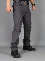 Men Cargo Pants Trousers Multi-pocket Waterproof Wear-resistant Casual Training Overalls Clothing Comfortable Breathable