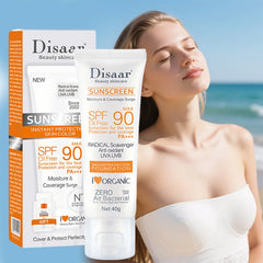 Facial Sunscreen Cream SPF 90+ SPF 50+ Sunblock Skin Protective Solar Lotion Original Facial Body Moisturizing UV Sun Cream