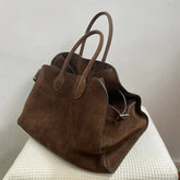 Womens Large Capacity Tote Bag Retro Commuter Style