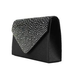 Evening Clutch Bag for Women - Wedding Party Shoulder Messenger Handbag Fashionable Shiny Crossbody Women's Bag