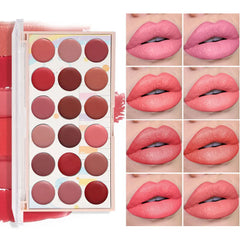 18 Colors Matte Lipstick Palette lip gloss Korean cosmetics lipsticks set makeup for women cheap make up Peel Off Lip Stain