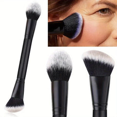Makeup Brushes Double Ended Contour Brush Sculpting Foundation Concealer Powder Blush Brush Liquid Cream Women Cosmetic Tool