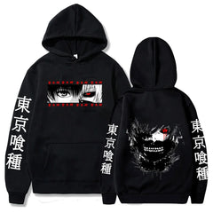 Men's Hoodies Fashion Warm Sweatshirts Anime Printed Hip-Hop Long-Sleeved Hoodies Sweatshirts Street Autumn and Winter New Tops