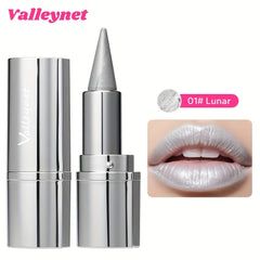 Metallic Lipstick Longlasting Glitter Lip Glaze Waterproof Moisturize Red Luminous liptint Shimmer Shiny Lipgloss Makeup