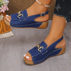 Women’s Casual Heeled Sandals Stylish Summer Wedges