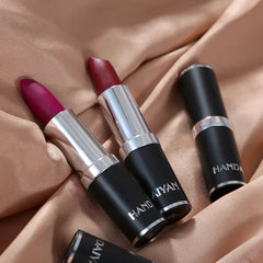 Matte Pink Velvet Lipstick Sexy Nude Red Brown Purple Lipgloss Gloss Velvety Lipstick Waterproof Makeup Long Lasting Lipstick