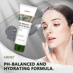 facial foam cleansing lotion deeply cleanses, removes dirt, absorbs oil, shrinks pores and cleanses the skin