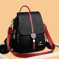 Fashion Backpack for Women Pu Leather Back Pack Ladies Travel Rucksacks Cute Shoulder Bags Designer Large School Bag for Girls
