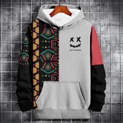 New Hoodie For Men Print Sweatshirt Street Hoody Pullover Oversized Tops
