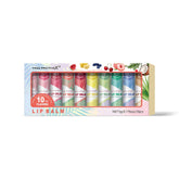 Lipstick set 10pcs, naturally finished, moisturizing lip care, lasting luster, suitable for all skin types, holiday gifts