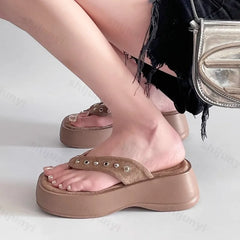 Women's Boots 2025 Summer New Open Toe Fashion Outdoor Creative Women Boots Korean Design Retro Women Sandals Knee-High Boots