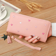 Women’s Long Wallets Purses Luxury Love Heart Wallets