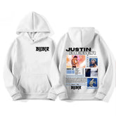 Men's Hoodies Autumn Long SleeveHooded Sweatshirts Streetwear Loose Pullover Casual Black and White Street Hooded Tops Popular