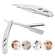 Straight Edge Stainless Steel Barber Razor Men Professional Manual Shaver Shaver Folding Shaving Shave With Blade