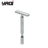 Razor YAQI Matte Chrome Color AC Blade Excalibur Single-edged Mens Shaving Safety Razor Collectibles Beard shaver
