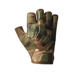 Tactical Mittens Half Finger Gloves Fingerless SWAT Glove Army Military Rubber Protective Airsoft Bicycle Shooting Driving Men