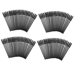 100 Black Disposable Mink Eyelashes Mini Brushes Mascara Applicators Lashes Makeup Brush Beauty Tools
