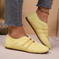 Flats Women Sports Shoes Fashion Casual Shallow Loafers Shoes Walking Ballet Shoes Women Trend Comfortable Cozy Sneakers Women