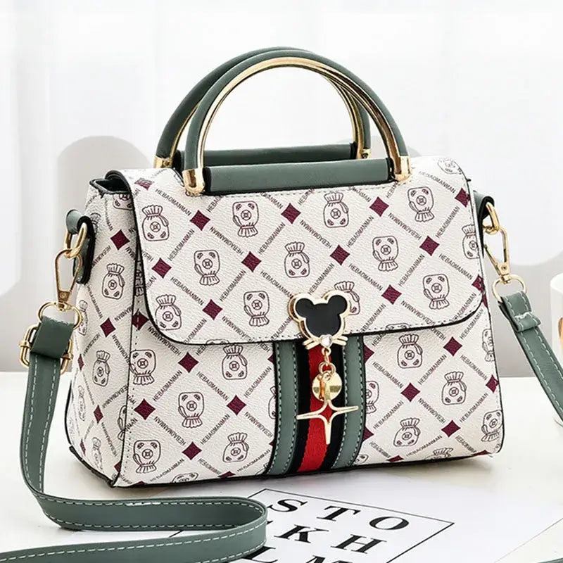 Luxury Leather Shoulder Tote Bag Designer Style