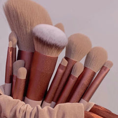 Makeup Brushes Set 13pcs Makeup Brushes For Foundation Eye Shadows Brush Sets Complete Set Of Makeup Brushes Soft Packaging Bag