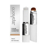Pre-makeup foundation stick for long-lasting moisturizing, suitable for all skin types, two-in-one for girls' makeup
