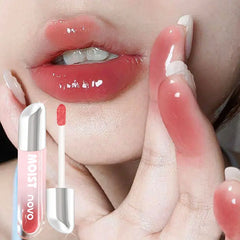 Long-lasting color lipstick, jelly texture lipstick, moisturizing, glossy lip balm, non-greasy, non-fading multi-color lipstick