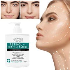 444ml Hydrating Moisturizing Facial Cream - Autumn Winter Firming, Nourishes Dry Rough Skin High Retention Care