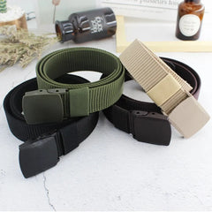 Men Belt Nylon Breathable Belts Metal Buckle for Men Cowboy Designer Belt Outdoor Tactical Belt Military Gifts Belt Airport Frie