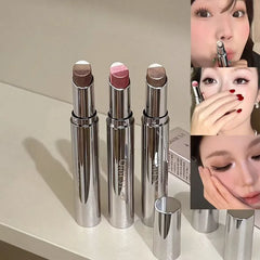 Eyeshadow Stick Is Long-lasting and Easy To Color, Waterproof and Anti-smudge Fine Flash Eyeshadow.